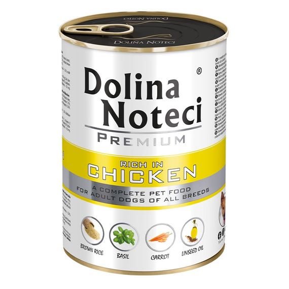 Вологий корм для собак з куркою Dolina Noteci Premium Dog Chicken, 400 гр