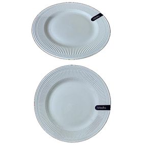 Тарілка обідня Vittora Венера VT-P-1265VE 26.5 см біла