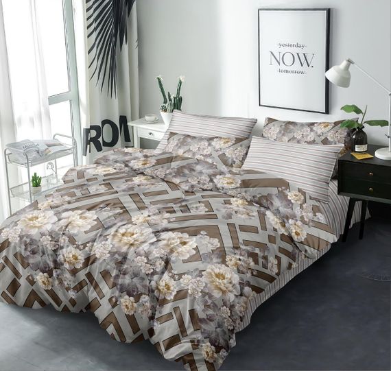 Постільна білизна Love You Поплін 203021 100% Бавовна Двоспальні