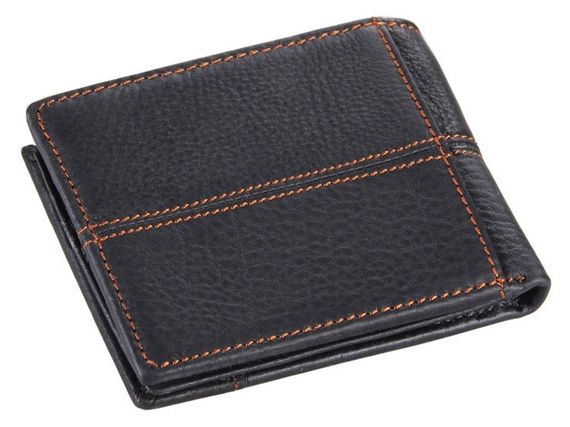 Кошелек мужской Vintage 14227 Черный | Зображення 1