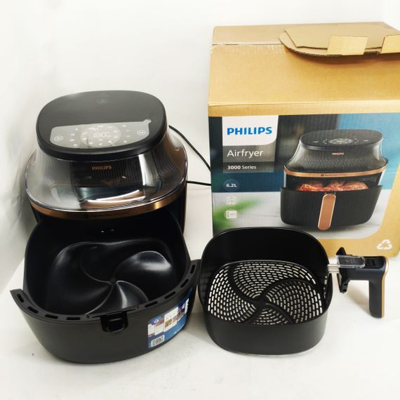 Безмасляная фритюрница безопасная в использовании PHILIPS, Мультипечь для приготовления мяса XT-14 | Зображення 3
