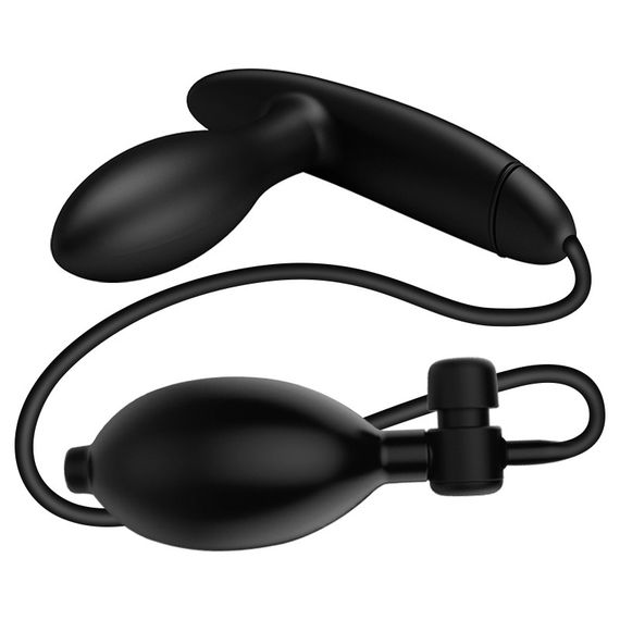 Анальна пробка з накачуванням Pretty Love Drake, чорна, 7.8 х 2.5 см sexstyle | Зображення 3