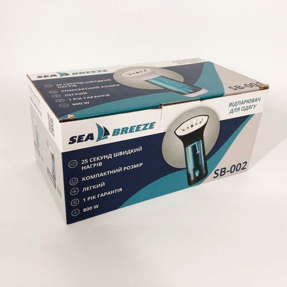 Відпарювач портативний SeaBreeze SB-002, компактний універсальний відпарювач. Колір: чорний | Зображення 8