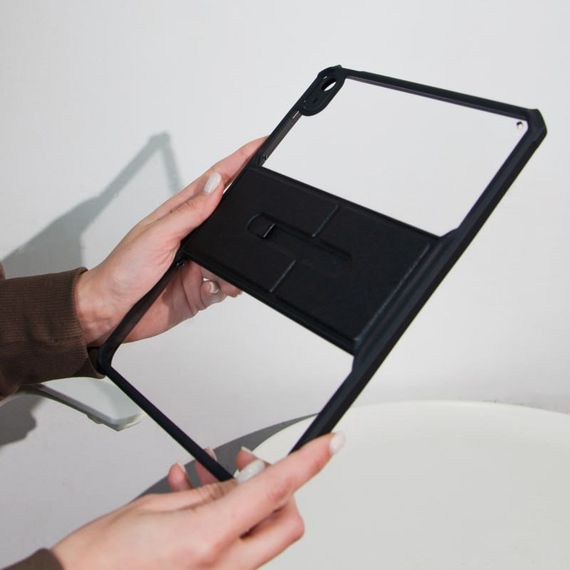 TPU+PC чохол Xundd Stand c посиленими кутами для Apple iPad Air 13" (2024-25) /Pro 12.9" (2020-2022) Чорний | Зображення 2