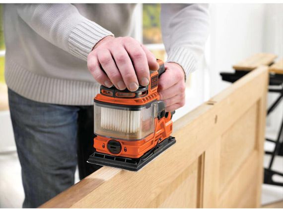Шлифмашина вибрационная сетевая BLACK+DECKER KA330EKA | Зображення 2