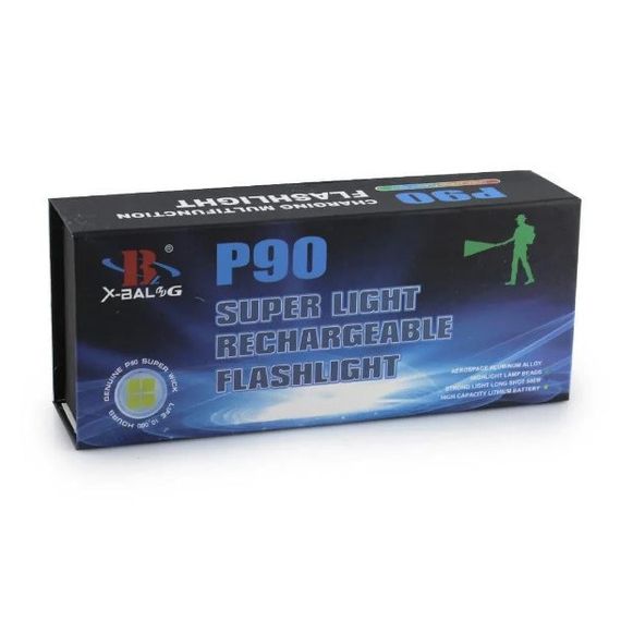 Кишеньковий ліхтар з usb зарядкою Police X-Balog BL-1827-P90, Хороший ліхтарик, Потужний YU-234 ручний ліхтар | Зображення 4