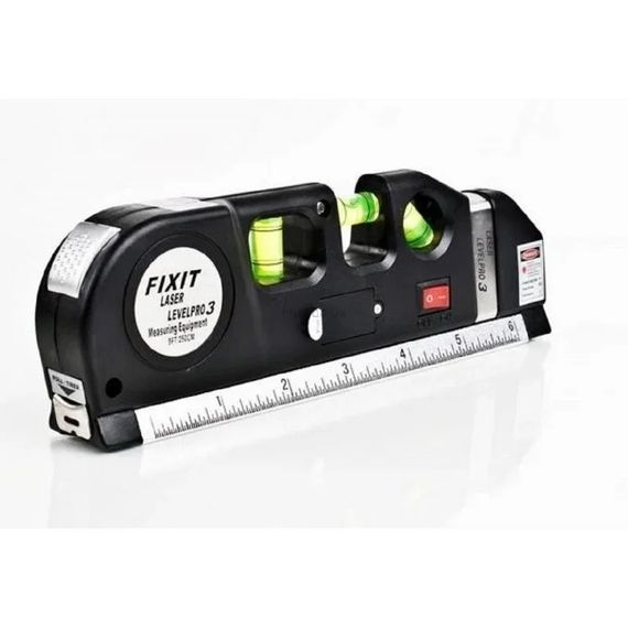 Лазерний рівень із вбудованою рулеткою Laser Level Pro 3 Нівелір будівельний | Зображення 4