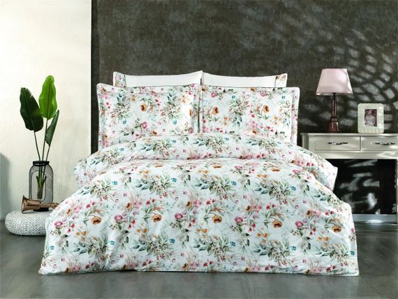 Постільна білизна Moss Digital Satin 200 x 220 см  Buket