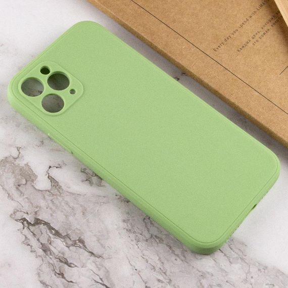 Силіконовий чохол Candy Full Camera для Apple iPhone 11 Pro (5.8") Фісташковий | Зображення 3