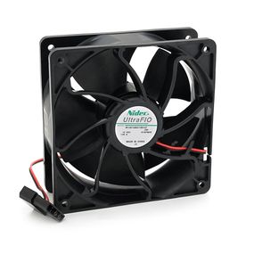 Кулер для охолодження серверних БП 2038 DC sleeve fan 4pin, 120x120x38mm, RPM 6500±10%, 12V/1.65A, Black