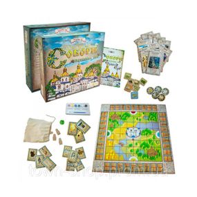 Настольная игра "Соборы" Strateg 30104 стратегическая