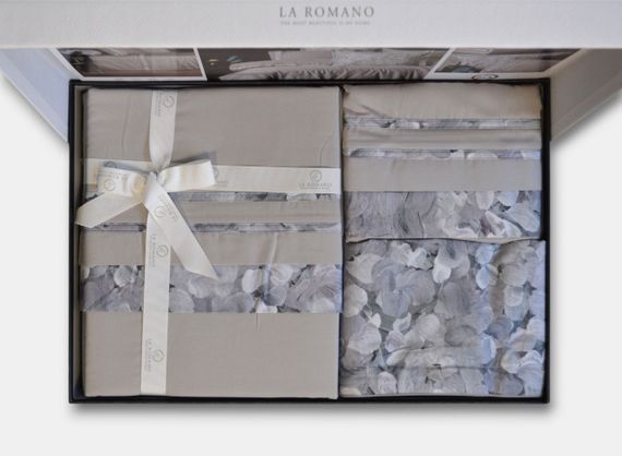 Постільна білизна La Romano Silk Satin 200×220 см  Florence Ash | Зображення 6