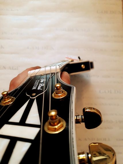 Електрогітара Gibson Les Paul Custom Blue China | Зображення 8