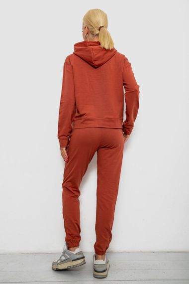 Спортивный костюм женский двухнитка, цвет терракотовый, 214R1419-004 | Зображення 3