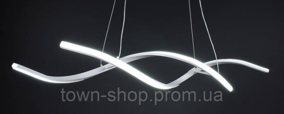 Люстра потолочная LED H18L-1000-wh-k Белый 25-100х14х103 см. | Зображення 7
