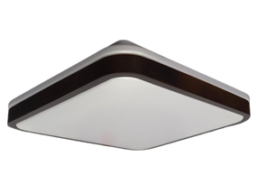 GLOW матовий 60W  391*391*65мм 3000К-6500К з ДК горіх