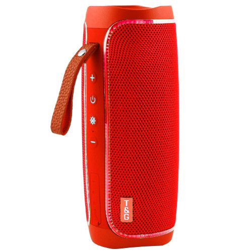 Колонка портативная Bluetooth T&G TG287 red красная | Зображення 2