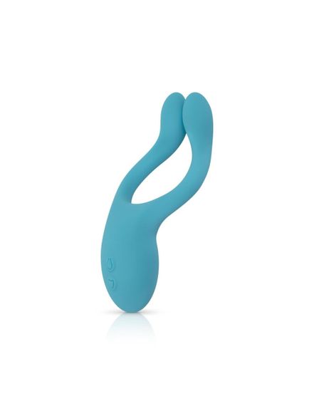 Кільце ерекційне на пеніс для пар Cala Azul з вібро, блакитне. Sex Aura | Зображення 1