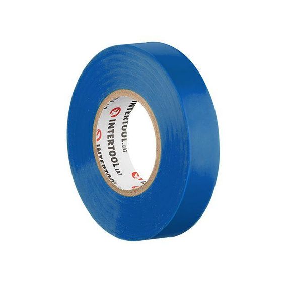 Стрічка ізоляційна 25 м синя — Купити в Харкові, Києві INTERTOOL IT-00251 | Зображення 2