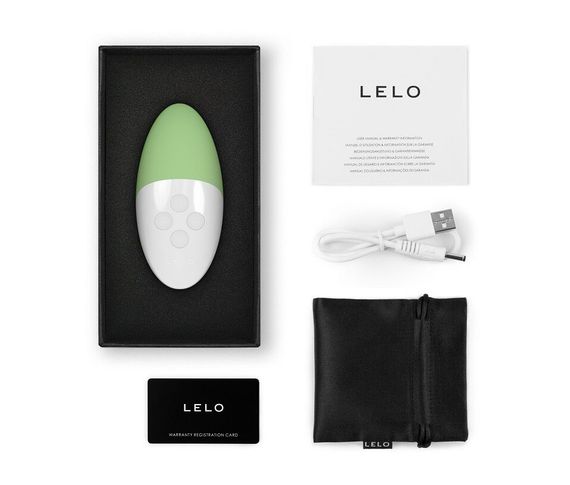 Музыкальный вибратор для клитора LELO SIRI 3 Green, вибрации в ритме звуков без смартфона | Зображення 2