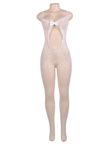 Бодистокинг ажурный с открытым доступом Star Night белый, XS-M sexstyle | Зображення 2