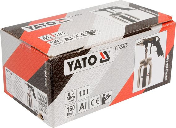 Пістолет піскоструменевий пневматичний піскоструй Польща YATO YT-2376 | Зображення 4