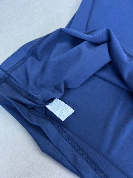 Футболка чоловіча Kiton темно-синя f717 | Зображення 3