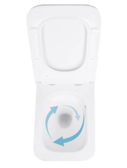 Унітаз підвісний Qtap Gemini Ultra Quiet, з сидінням Slim Duroplast/ Soft-close/ Quick Release QT2533076EUQW | Зображення 5