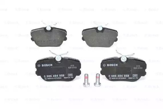 Колодки гальмівні дискові MB 190 передн.  BOSCH (0986494058)