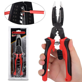 Инструмент для зачистки кабеля JCD Wire Stripper мультифункциональный Красный (sv2704)