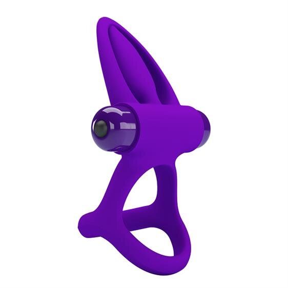 Ерекційне кільце - Pretty Love Vibration Cock Ring Purple | Зображення 4
