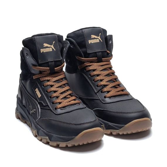 зимові черевики  Puma Black