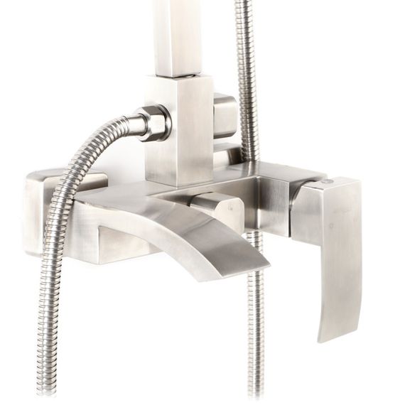 Душевая колонна со смесителем Mixxus AMA-009-J (с нерж. стали) (MI2819) | Зображення 1