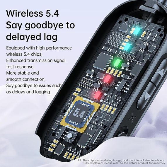 Універсальний Bluetooth-адаптер C83Pro 2-в-1 з 3,5 мм роз'ємом, Bluetooth 5.4, чорний | Зображення 6