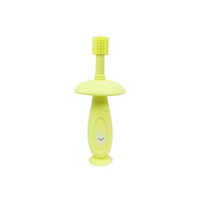 Силіконова зубна щітка Mumlove MGZ-0716(Yellow) з обмежувачем