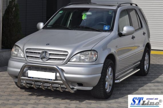 Кенгурятник (нерж.) для Mercedes ML W163 | Зображення 1
