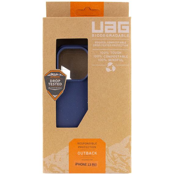 Чехол UAG OUTBACK BIO для Apple iPhone 13 Pro (6.1") Темно-синий | Зображення 5