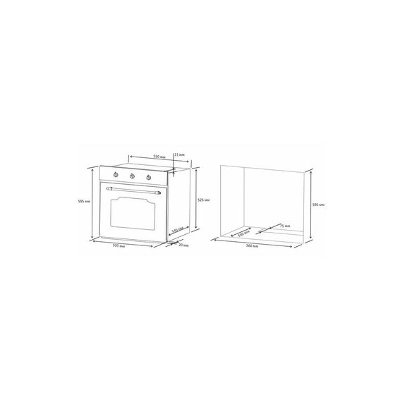 Духова шафа Eleyus SELENA 6006 BL+RB | Зображення 8
