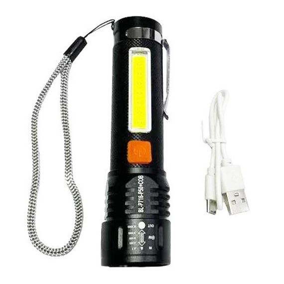 Ліхтар акумуляторний Bailong BL-P716-P50+COB white+red | Зображення 2