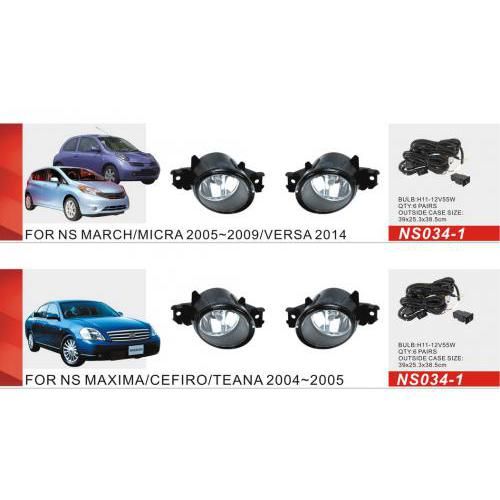 Фари дод. модель Nissan Cars/NS-034L/LED-12V9W+LED-1W/2в1/ел.проводка