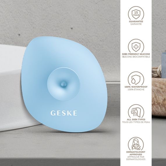 Щітка для обличчя GESKE Facial Brush 4в1 з тримачем aquamarine | Зображення 2