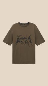 Футболка з принтом чоловіча LAWA P-MB02365 2XL Болотний shop (2000999565212)