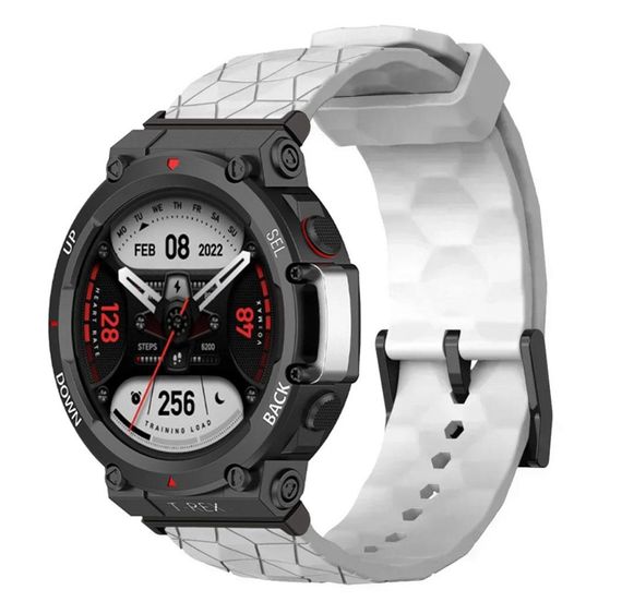 Ремінець Primolux Dimond силіконовий для годинника Xiaomi Amazfit T-Rex 2 (A2169 / A2170) - White | Зображення 1