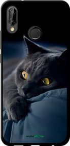 Чохол на Huawei P20 Lite Димчастий кіт "825b-1410-2448"
