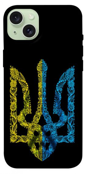 Чохол з картинкою Жовтоблакитний герб для Apple iPhone 15 Plus (6.7")