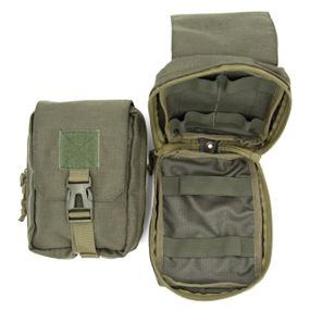 Тактическая армейская аптечка Олива Polycordura 900D (утилитарный подсумок, медицинский органайзер)