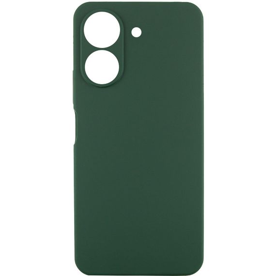 Чохол TPU GETMAN Liquid Silk Full Camera для Xiaomi Redmi 13C / Poco C65 Зелений / Dark green