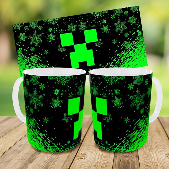 Набор детский Майнкрафт Крипер"Minecraft" рюкзак 36х27см сумка-бананка,кружка с принтом для мальчика (01559) | Зображення 8