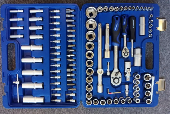 Набір інструментів для автомобіліста 1/4", 1/2" 108шт (6-гр) STM-0108-6 | Зображення 4