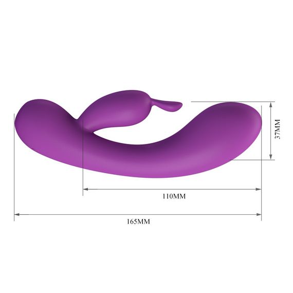 Вибратор - Pretty Love Grace Vibrator Purple Sex Aura | Зображення 3